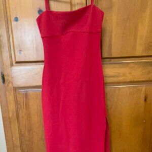 Red Fitted Dress